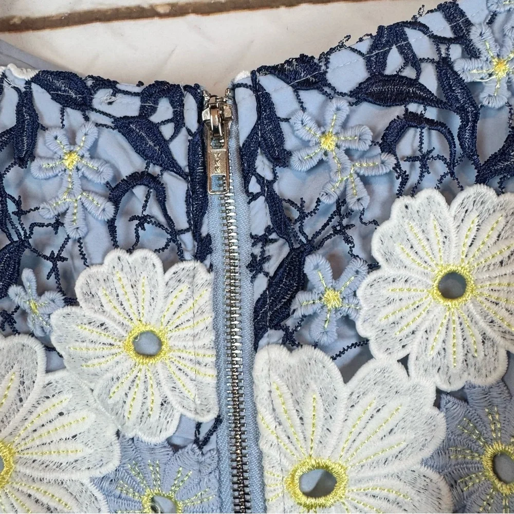 Aqua | Floral Lace Midi Dress, XL - Picture 7 of 10